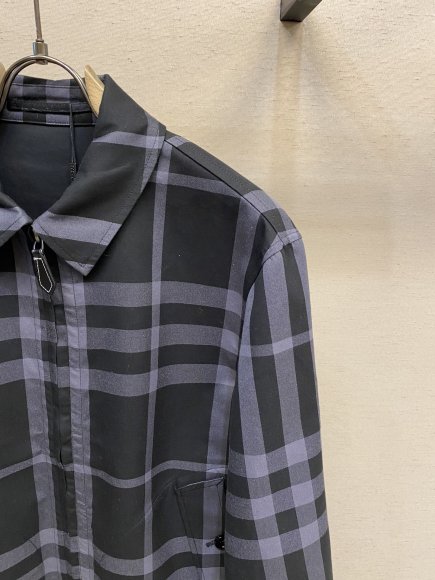 Burberry - Мужская двусторонняя куртка ветровка пиджак DZ_1909BU7
