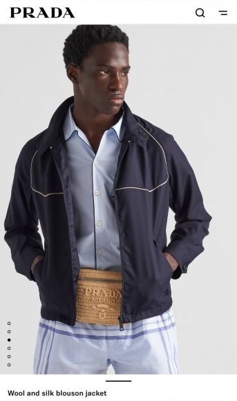 Prada - Мужская куртка ветровка DZ_0108PR1