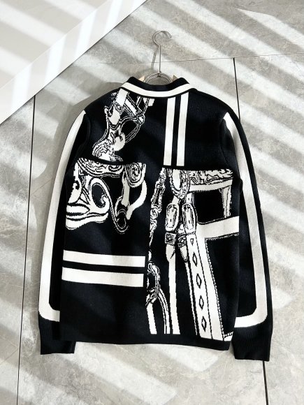 Hermes - Мужская кофта свитер кардиган жакет DF_0411HE8 Hermes - Мужская кофта свитер кардиган жакет DF_0411HE8