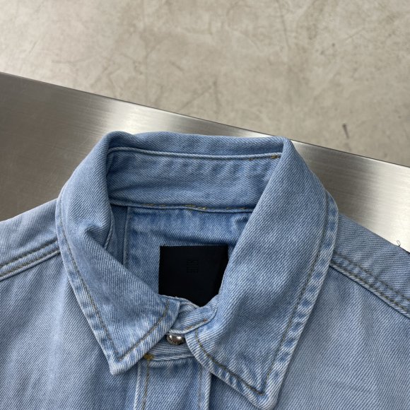 Givenchy - Мужская джинсовая рубашка куртка TJ_1508GI6 Givenchy - Мужская джинсовая рубашка куртка TJ_1508GI6