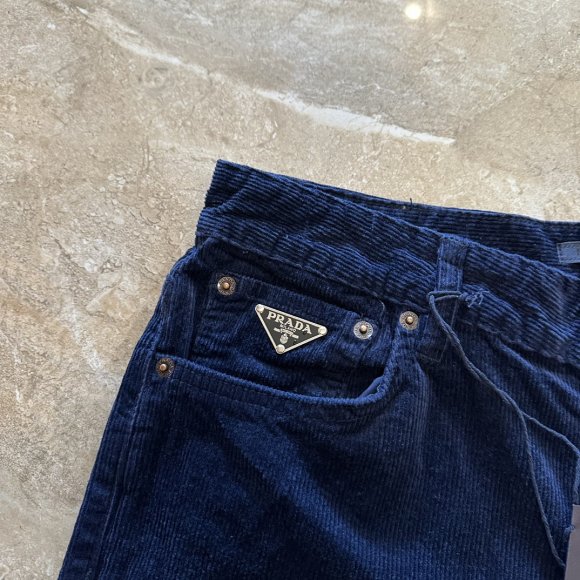 Prada - Мужские вельветовые штаны брюки MI_1911PR4