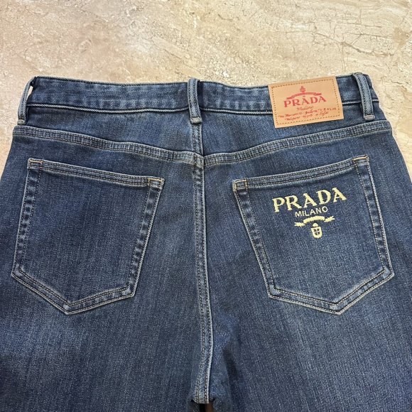 Prada - Мужские утепленные штаны джинсы MI_1911PR5