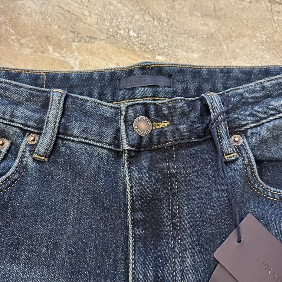 Prada - Мужские утепленные штаны джинсы MI_1911PR5