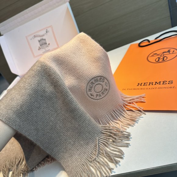 Hermes - Кашемировый шарф JX_0710HE2