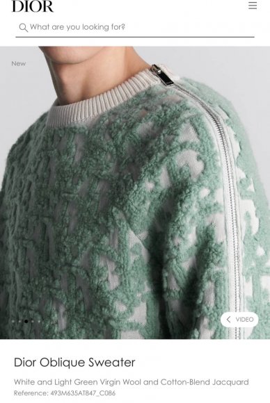 Dior Oblique - Мужская шерстяная кофта свитер TJ_2207DI3