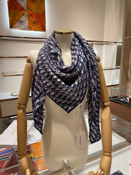 Dior - Кашемировый шарф платок JX_0412DI9