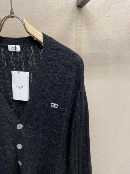 Celine - Мужская шерстяная кофта свитер кардиган DZ_2111CE1