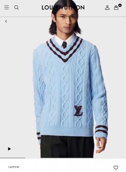 Louis Vuitton - Мужская кофта свитер DZ_0504LV6