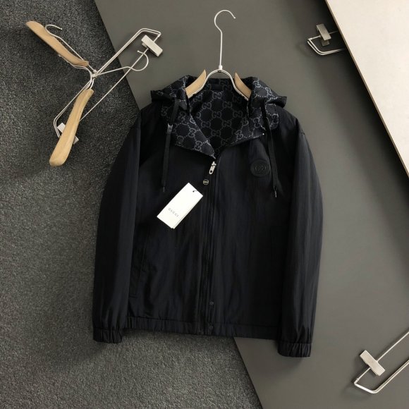 Gucci - Мужская двусторонняя куртка ветровка DF_2008GU4