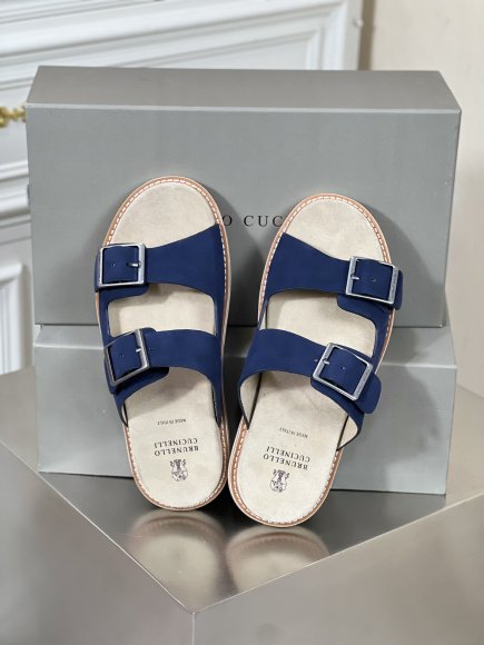 Brunello Cucinelli Urban - Мужские шлепанцы сланцы BL_1203BC5