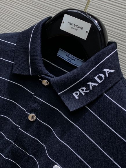 Prada - Мужская кофта лонгслив поло TI_0608PR1