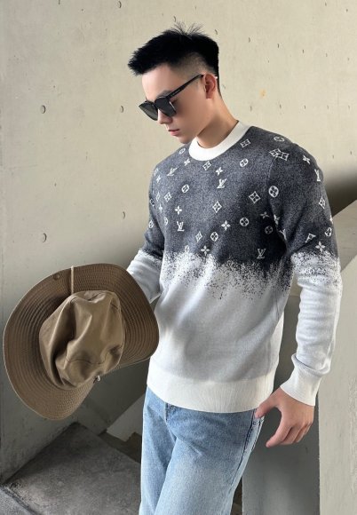 Louis Vuitton - Мужская кофта свитер DZ_2810LV3 Louis Vuitton - Мужская кофта свитер DZ_2810LV3