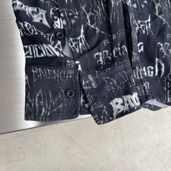 Balenciaga DIY Metal Allover - Мужская рубашка TJ_0804BA8