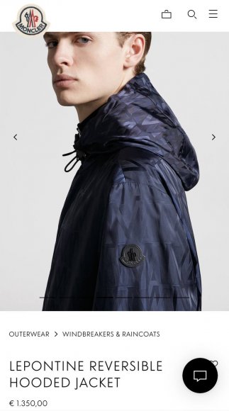 Moncler Lepontine - Мужская двусторонняя куртка ветровка DZ_2208MO3