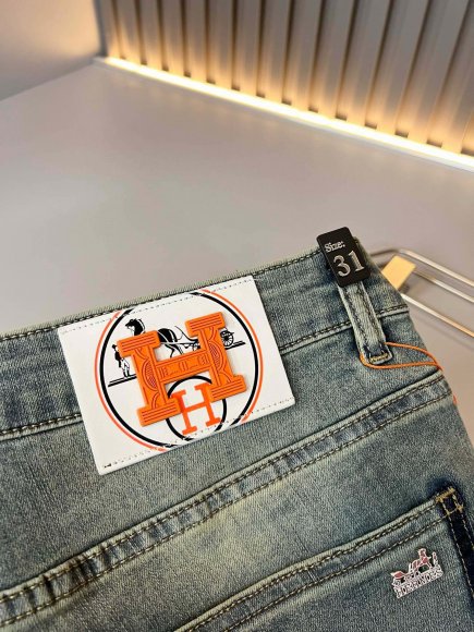 Hermes - Мужские штаны джинсы DF_2407HE15 Hermes - Мужские штаны джинсы DF_2407HE15