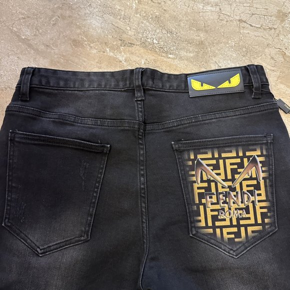 Fendi - Мужские штаны джинсы MI_1211BU8