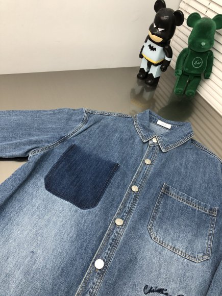 Dior - Мужская джинсовая рубашка куртка DZ_1208DI3