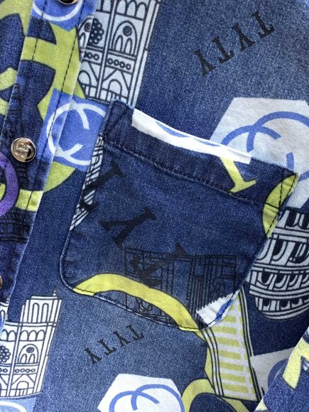 Gucci - Мужская джинсовая рубашка TI_3008GU6