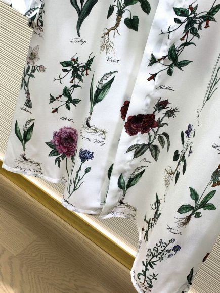 Dior - Мужская шелковая рубашка костюм шорты TI_2606DI8