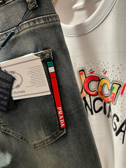 Prada - Мужские штаны джинсы DF_1308PR7